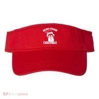 Merry Puggin Christmas Pug Visor thumb 0