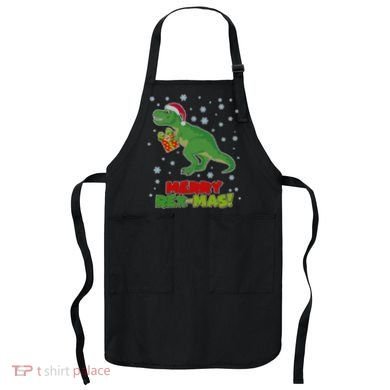 Merry Rex-Mas Ugly Christmas Apron