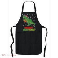 Merry Rex-Mas Ugly Christmas Apron thumb 0