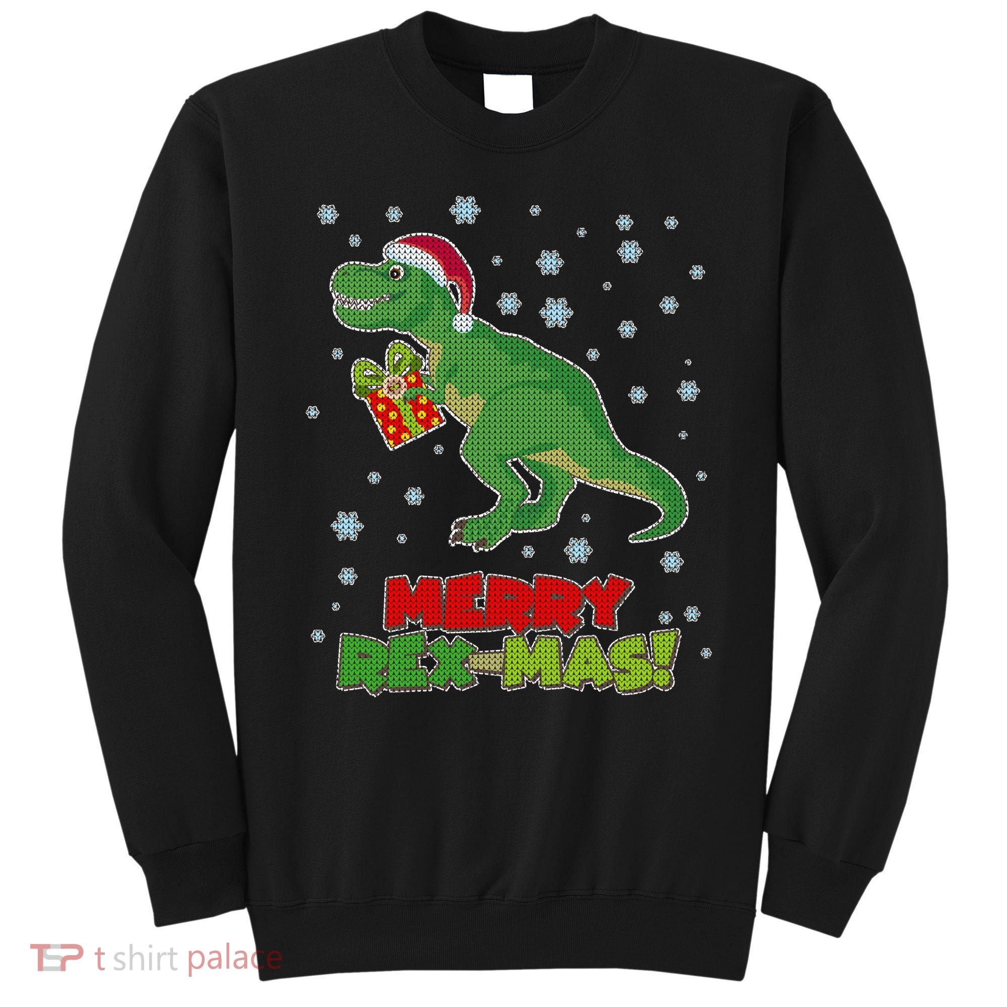 Merry Rex-Mas Ugly Christmas Sweatshirt