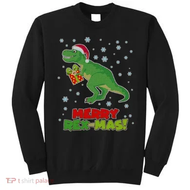 Merry Rex-Mas Ugly Christmas Sweatshirt