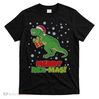 Merry Rex-Mas Ugly Christmas T-Shirt