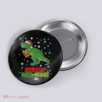 Merry Rex-Mas Ugly Christmas Button thumb 0