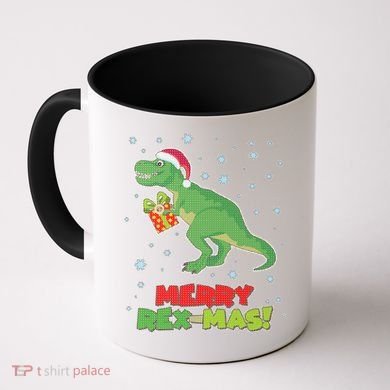 Merry Rex-Mas Ugly Christmas Coffee Mug