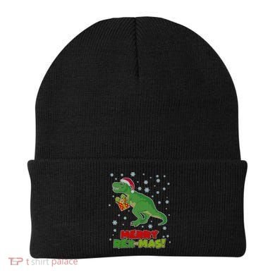 Merry Rex-Mas Ugly Christmas Beanie