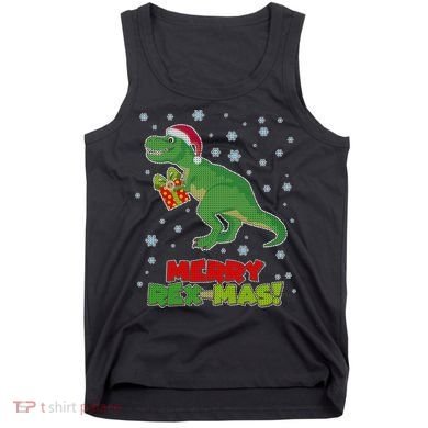 Merry Rex-Mas Ugly Christmas Tank Top