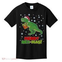 Merry Rex-Mas Ugly Christmas Kids T-Shirt thumb 0