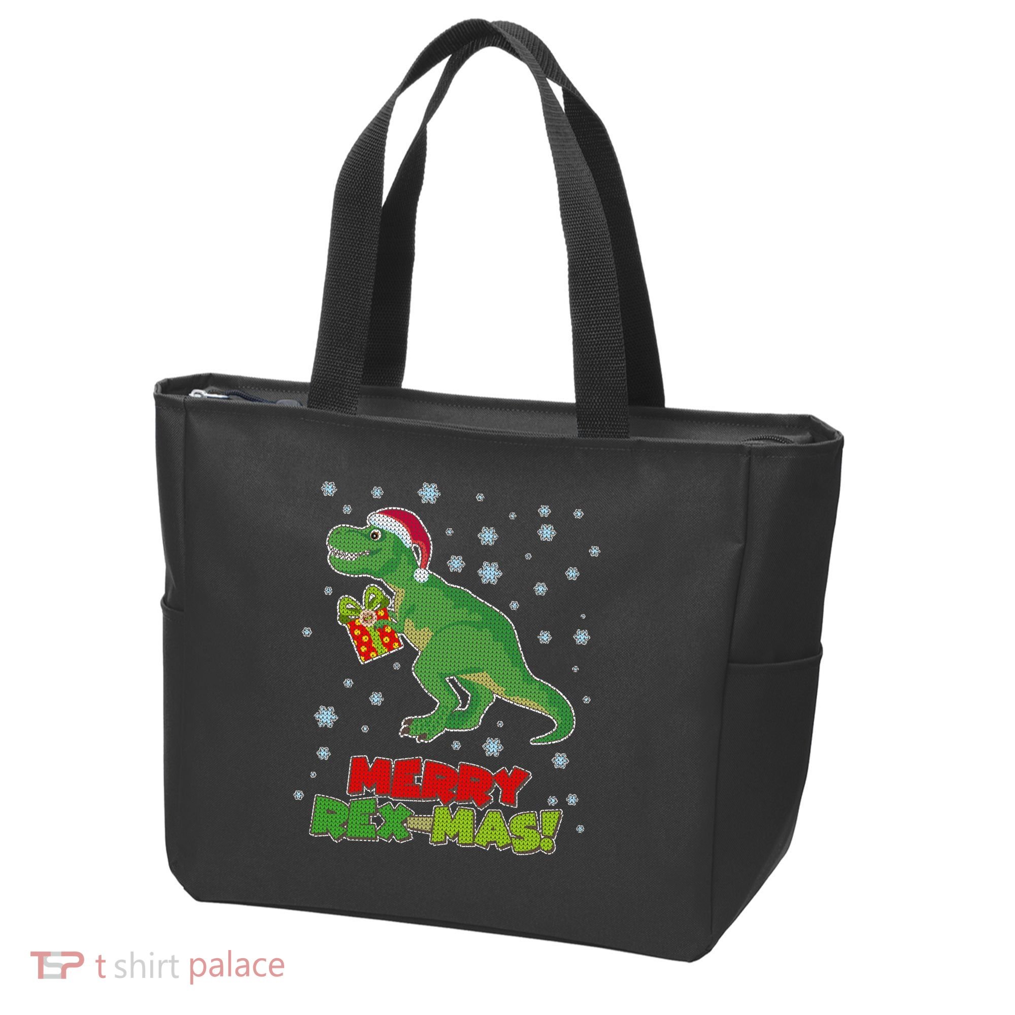 Merry Rex-Mas Ugly Christmas Tote Bag