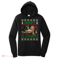 Merry Slothmas Ugly Christmas Women's Hoodie thumb 0