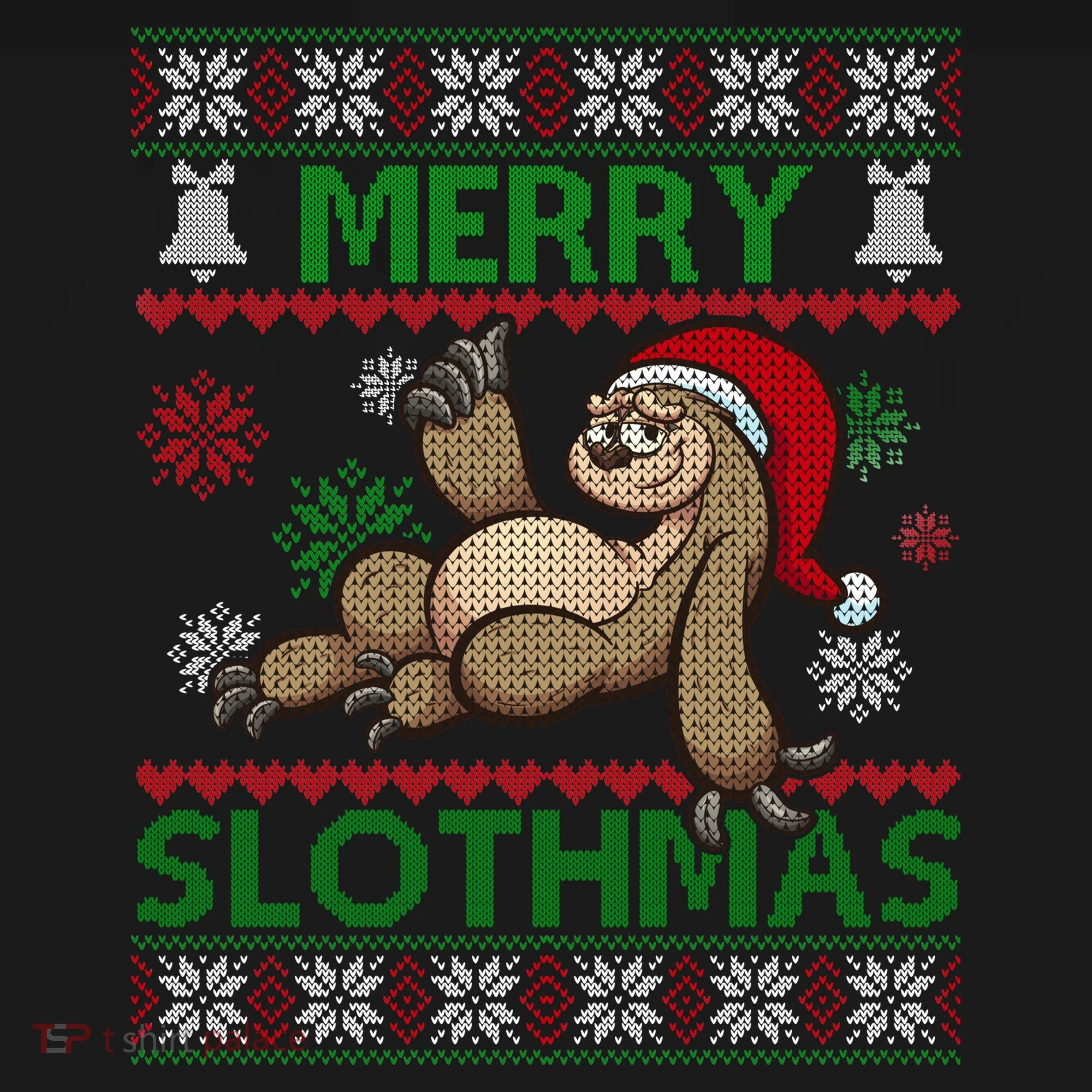 Merry Slothmas Ugly Christmas Women's Hoodie