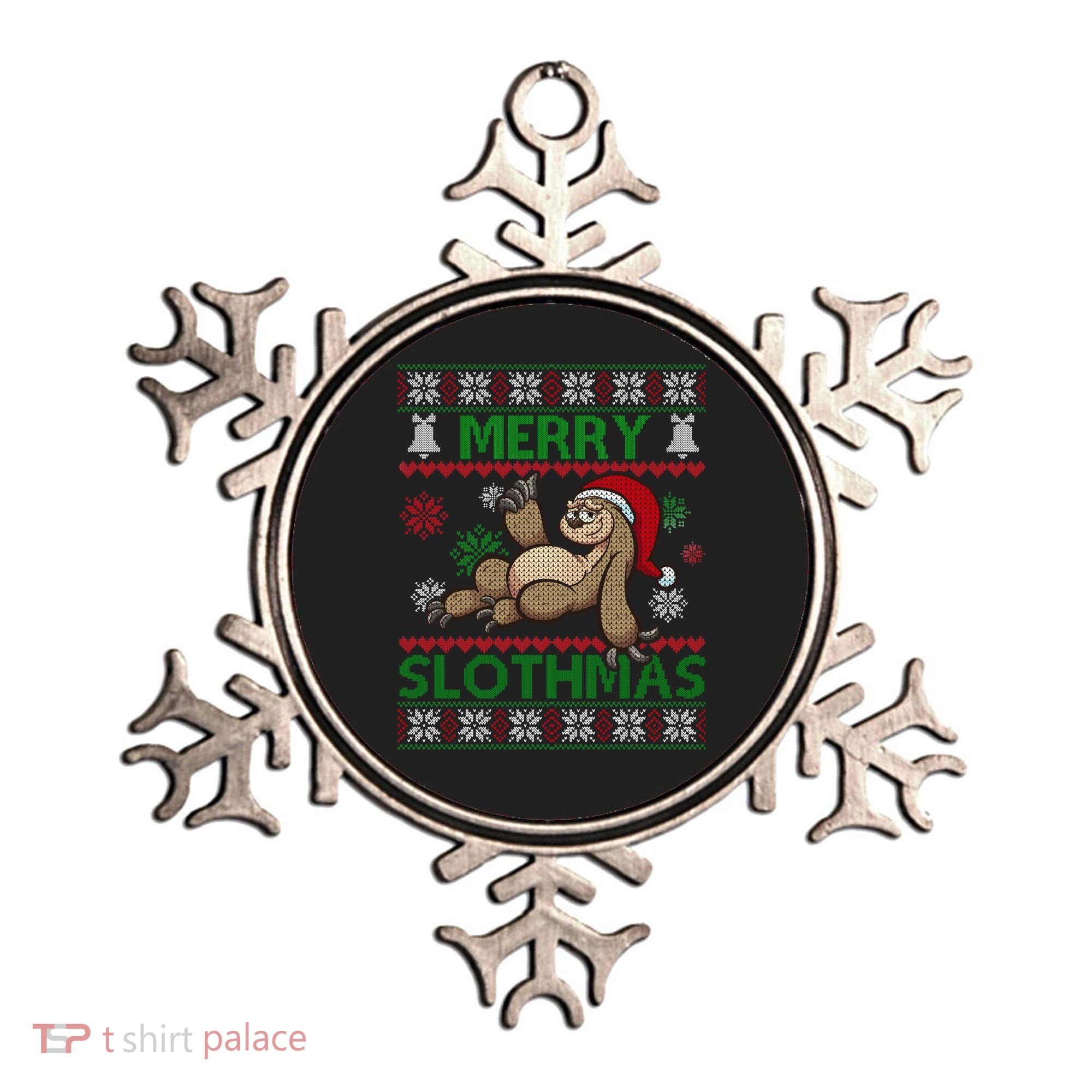 Merry Slothmas Ugly Christmas Ornament