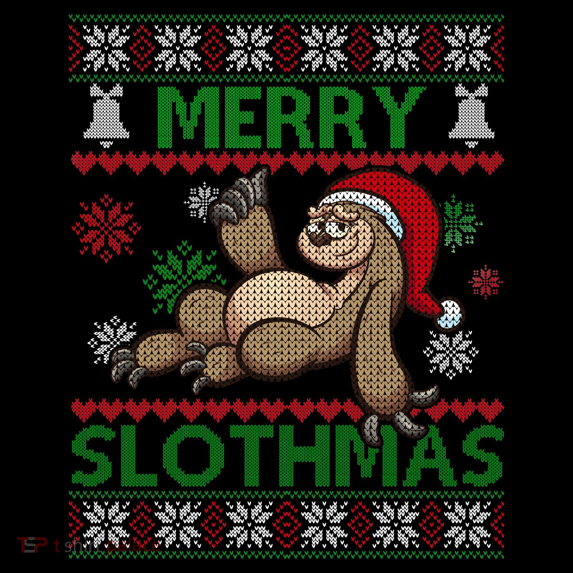 Merry Slothmas Ugly Christmas Women's Tank Top