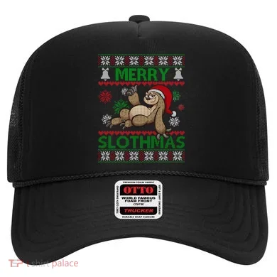 Merry Slothmas Ugly Christmas Hat