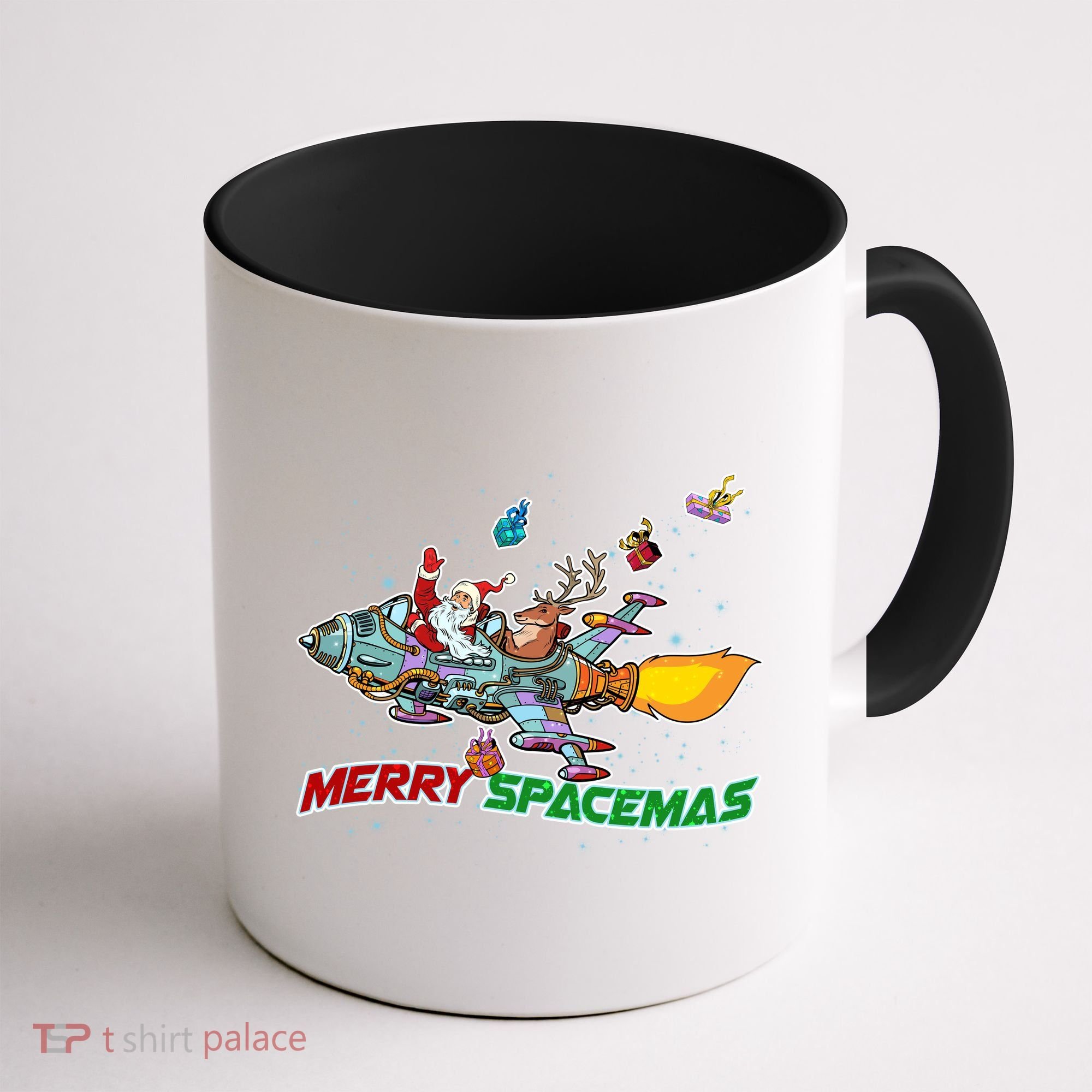 Merry Spacemas Santa Coffee Mug