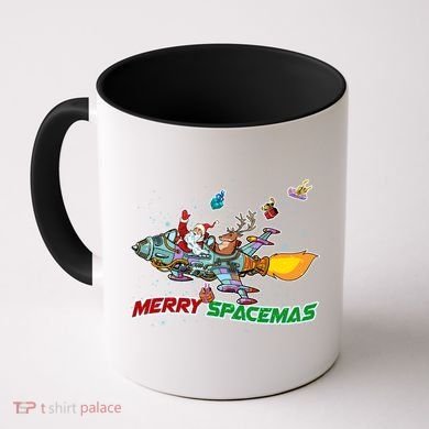 Merry Spacemas Santa Coffee Mug