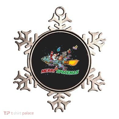 Merry Spacemas Santa Ornament