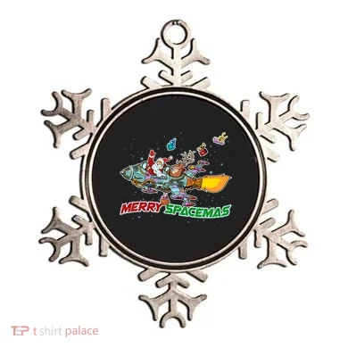 Merry Spacemas Santa Ornament