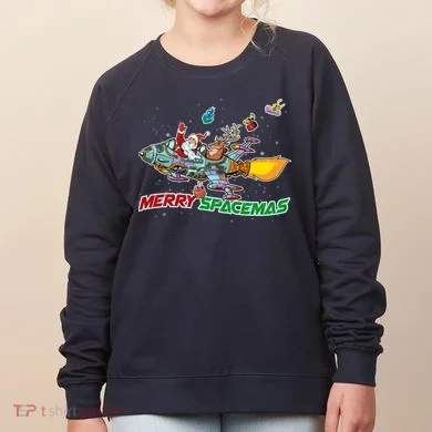 Merry Spacemas Santa Women's Sweatshirt