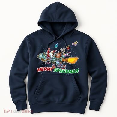 Merry Spacemas Santa Hoodie