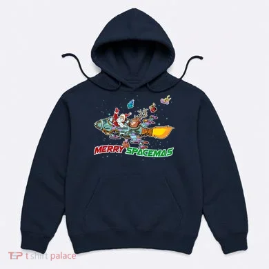 Merry Spacemas Santa Hoodie