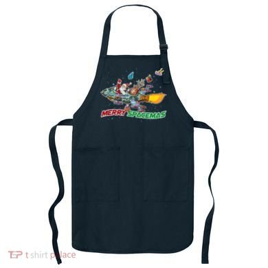 Merry Spacemas Santa Apron