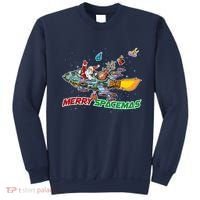 Merry Spacemas Santa Sweatshirt thumb 0