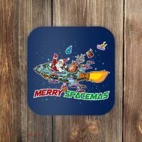 Merry Spacemas Santa Coaster thumb 0