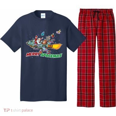 Merry Spacemas Santa Pajama Set