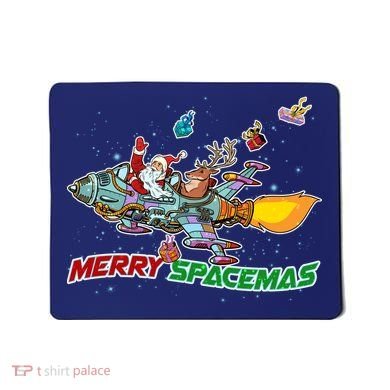 Merry Spacemas Santa Mousepad