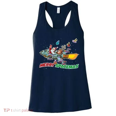 Merry Spacemas Santa Women's Tank Top