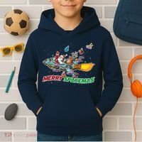 Merry Spacemas Santa Kids Hoodie thumb 2