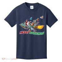 Merry Spacemas Santa Kids T-Shirt thumb 0