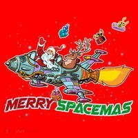 Merry Spacemas Santa Santa Hat thumb 1