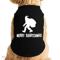 Merry Squatchmas Christmas Doggie Tank thumb 0
