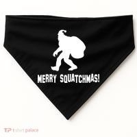 Merry Squatchmas Christmas USA-Made Doggie Bandana thumb 0