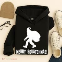Merry Squatchmas Christmas Hoodie thumb 4