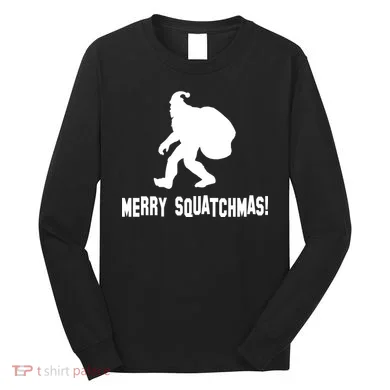 Merry Squatchmas Christmas Long Sleeve Shirt