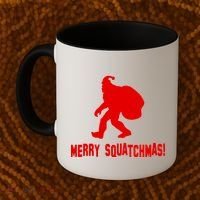 Merry Squatchmas Christmas Coffee Mug thumb 2