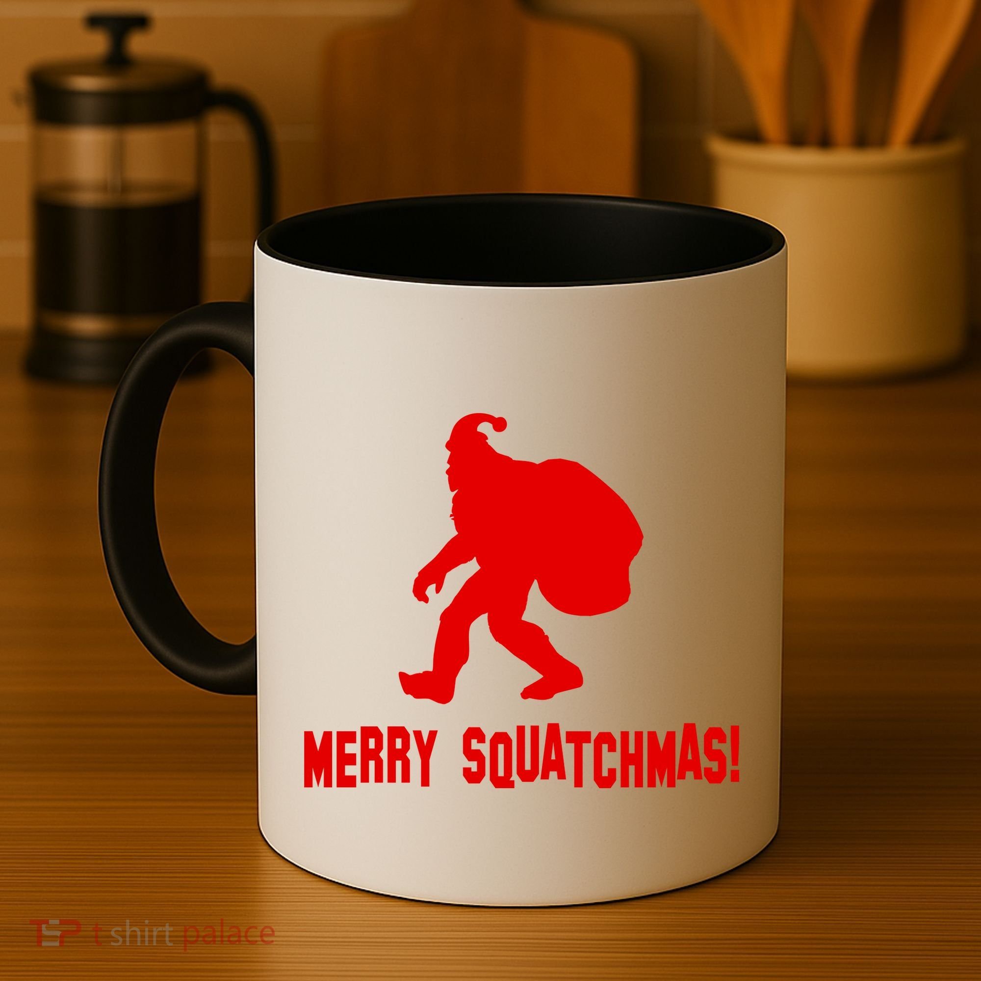Merry Squatchmas Christmas Coffee Mug