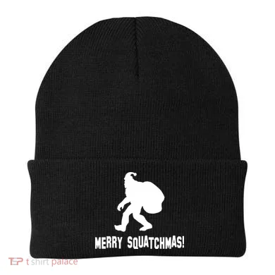 Merry Squatchmas Christmas Beanie