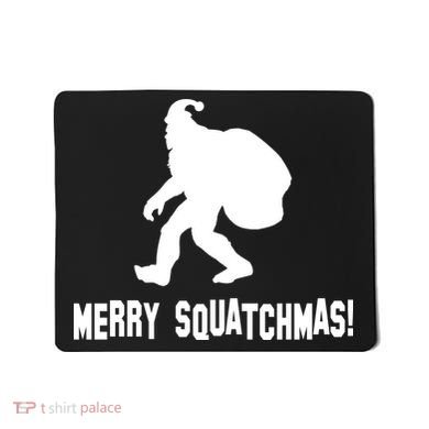 Merry Squatchmas Christmas Mousepad