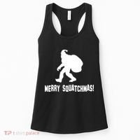 Merry Squatchmas Christmas Women's Tank Top thumb 0