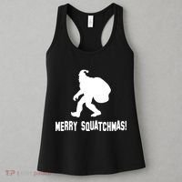 Merry Squatchmas Christmas Women's Tank Top thumb 3