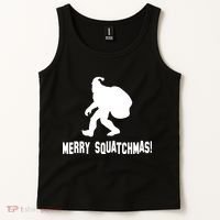 Merry Squatchmas Christmas Tank Top thumb 2