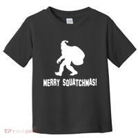Merry Squatchmas Christmas Toddler T-Shirt thumb 0