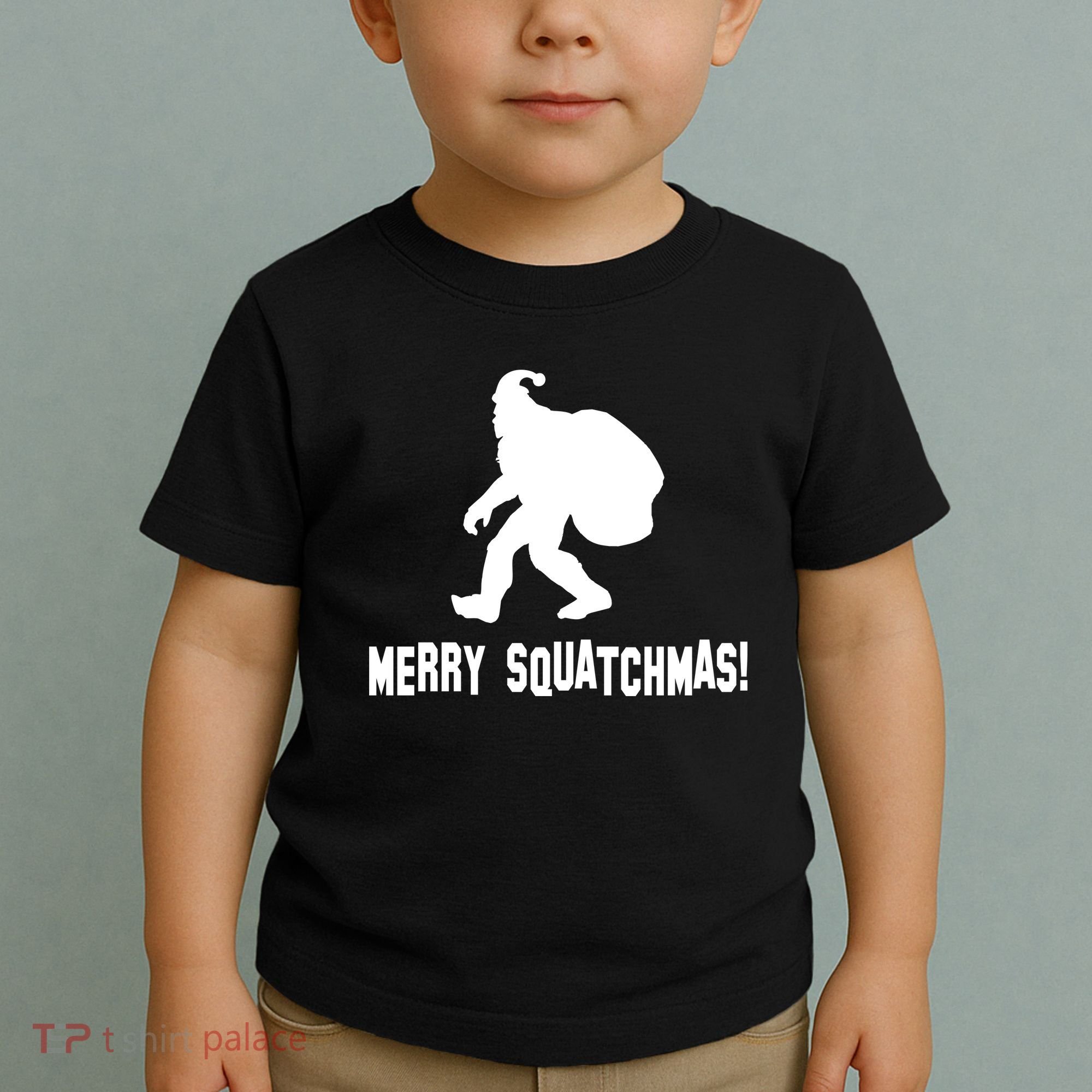 Merry Squatchmas Christmas Toddler T-Shirt