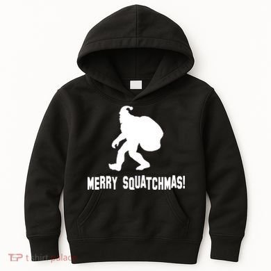 Merry Squatchmas Christmas Kids Hoodie