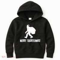 Merry Squatchmas Christmas Kids Hoodie thumb 0