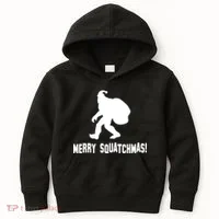 Merry Squatchmas Christmas Kids Hoodie thumb 0