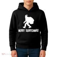Merry Squatchmas Christmas Kids Hoodie thumb 4